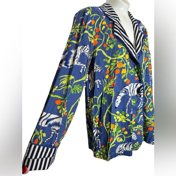 Olivia Wendel for Anthropologie Zebra Sleep Top - Picture 5 of 9